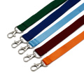 High quality free sample custom logo printed ribbon wrist satin lanyard for kids